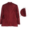image:imageGioberti Mens Formal Super Soft Velvet Blazer JacketBurgundy