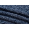 image:imageGioberti Mens Full Zip Cardigan Patch Design Sweater with Flannel LiningMelange Blue