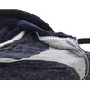 image:imageGioberti Mens Full Zip Up Hoodie with Metal Zipper PocketsMarled Navy Jacket
