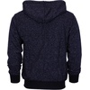 image:imageGioberti Mens Full Zip Up Hoodie with Metal Zipper PocketsMarled Navy Jacket