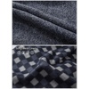 image:imageGioberti Mens Half Zip Pullover Knitted Regular Fit Sweater with Soft Brushed Flannel LiningMelange Blue