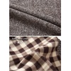 image:imageGioberti Mens Half Zip Pullover Knitted Regular Fit Sweater with Soft Brushed Flannel LiningMelange Coffee