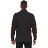 image:imageGioberti Mens Heavy Weight Shawl Collar Knitted Regular Fit CardiganCharcoal  With Faux Suede Elbow Patch