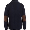 image:imageGioberti Mens Heavy Weight Shawl Collar Knitted Regular Fit CardiganNavy  With Faux Suede Elbow Patch