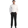 image:imageGioberti Mens Hidden Expandable Waist Dress PantsBlack