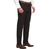 image:imageGioberti Mens Hidden Expandable Waist Dress PantsDark Brown