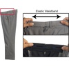 image:imageGioberti Mens Hidden Expandable Waist Dress PantsHunter Green