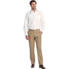 image:imageGioberti Mens Hidden Expandable Waist Dress PantsKhaki