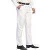 image:imageGioberti Mens Hidden Expandable Waist Dress PantsWhite