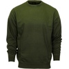 image:imageGioberti Mens Jacquard Crew Neck Pullover SweaterOlive