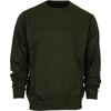 image:imageGioberti Mens Jacquard Crew Neck Pullover SweaterSolid Olive