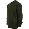 image:imageGioberti Mens Jacquard Crew Neck Pullover SweaterSolid Olive