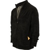 image:imageGioberti Mens Knitted Chenille Cardigan Sweater with Flannel LiningBlack