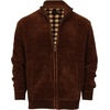 image:imageGioberti Mens Knitted Chenille Cardigan Sweater with Flannel LiningCamel
