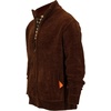 image:imageGioberti Mens Knitted Chenille Cardigan Sweater with Flannel LiningCamel