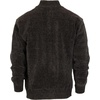 image:imageGioberti Mens Knitted Chenille Cardigan Sweater with Flannel LiningCharcoal
