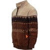 image:imageGioberti Mens Knitted Chenille Cardigan Sweater with Flannel LiningDesign 4