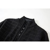 image:imageGioberti Mens Knitted Regular Fit Full Zip Cardigan Sweater with Soft Brushed Flannel LiningBlack