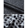 image:imageGioberti Mens Knitted Regular Fit Full Zip Cardigan Sweater with Soft Brushed Flannel LiningMelange Charcoal