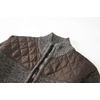image:imageGioberti Mens Knitted Regular Fit Full Zip Cardigan Sweater with Soft Brushed Flannel LiningMelange Coffee