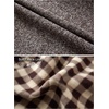 image:imageGioberti Mens Knitted Regular Fit Full Zip Cardigan Sweater with Soft Brushed Flannel LiningMelange Coffee