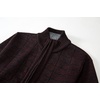 image:imageGioberti Mens Knitted Regular Fit Full Zip Cardigan Sweater with Soft Brushed Flannel LiningMelange Wine