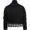 image:imageGioberti Mens Knitted Turtleneck Collar Pullover Sweater with Soft Brushed Flannel LiningBlack
