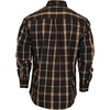 image:imageGioberti Mens Long Sleeve Plaid Shirt252  Charcoal  Orange  White