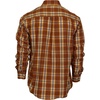image:imageGioberti Mens Long Sleeve Plaid Shirt328  Burnt Orange  Gold