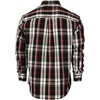 image:imageGioberti Mens Long Sleeve Plaid Shirt35  Black  White  Red