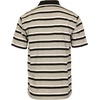 image:imageGioberti Mens Multiple Stripe Polo Shirt with PocketBlack  Style 946