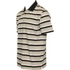 image:imageGioberti Mens Multiple Stripe Polo Shirt with PocketBlack  Style 946