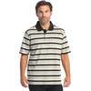 image:imageGioberti Mens Multiple Stripe Polo Shirt with PocketBlack  Style 946