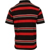 image:imageGioberti Mens Multiple Stripe Polo Shirt with PocketBlack a  Style 933