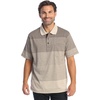 image:imageGioberti Mens Multiple Stripe Polo Shirt with PocketBrown  Style 945