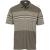 image:imageGioberti Mens Multiple Stripe Polo Shirt with PocketCharcoal  Style 947
