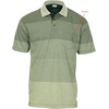 image:imageGioberti Mens Multiple Stripe Polo Shirt with PocketHunter Green  Style 945