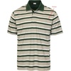 image:imageGioberti Mens Multiple Stripe Polo Shirt with PocketHunter Green  Style 946