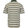 image:imageGioberti Mens Multiple Stripe Polo Shirt with PocketHunter Green  Style 946