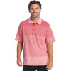 image:imageGioberti Mens Multiple Stripe Polo Shirt with PocketRed  Style 945