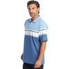 image:imageGioberti Mens Multiple Stripe Polo Shirt with PocketRoyal  Style 944