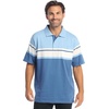 image:imageGioberti Mens Multiple Stripe Polo Shirt with PocketRoyal  Style 944