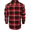 image:imageGioberti Mens Plaid Checkered 100 Cotton Brushed Flannel Shirt1017  Red  Burgundy  Black  Gray Contrast