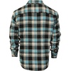 image:imageGioberti Mens Plaid Checkered 100 Cotton Brushed Flannel Shirt1073  Turquoise  Black