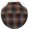 image:imageGioberti Mens Plaid Checkered 100 Cotton Brushed Flannel Shirt1155  Brown  Cobalt  Navy