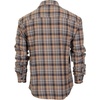 image:imageGioberti Mens Plaid Checkered 100 Cotton Brushed Flannel Shirt1156  Gray  Navy  Orange
