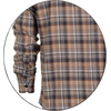 image:imageGioberti Mens Plaid Checkered 100 Cotton Brushed Flannel Shirt1156  Gray  Navy  Orange
