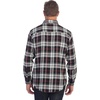 image:imageGioberti Mens Plaid Checkered 100 Cotton Brushed Flannel Shirt35  Black White Red Line 2018
