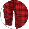 image:imageGioberti Mens Plaid Checkered 100 Cotton Brushed Flannel Shirt416  Red  Black