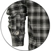 image:imageGioberti Mens Plaid Checkered 100 Cotton Brushed Flannel Shirt539  Black  White
